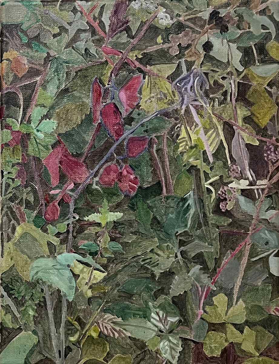 Flash of Burgundy by Sarah Dee Barrett, Image 1.