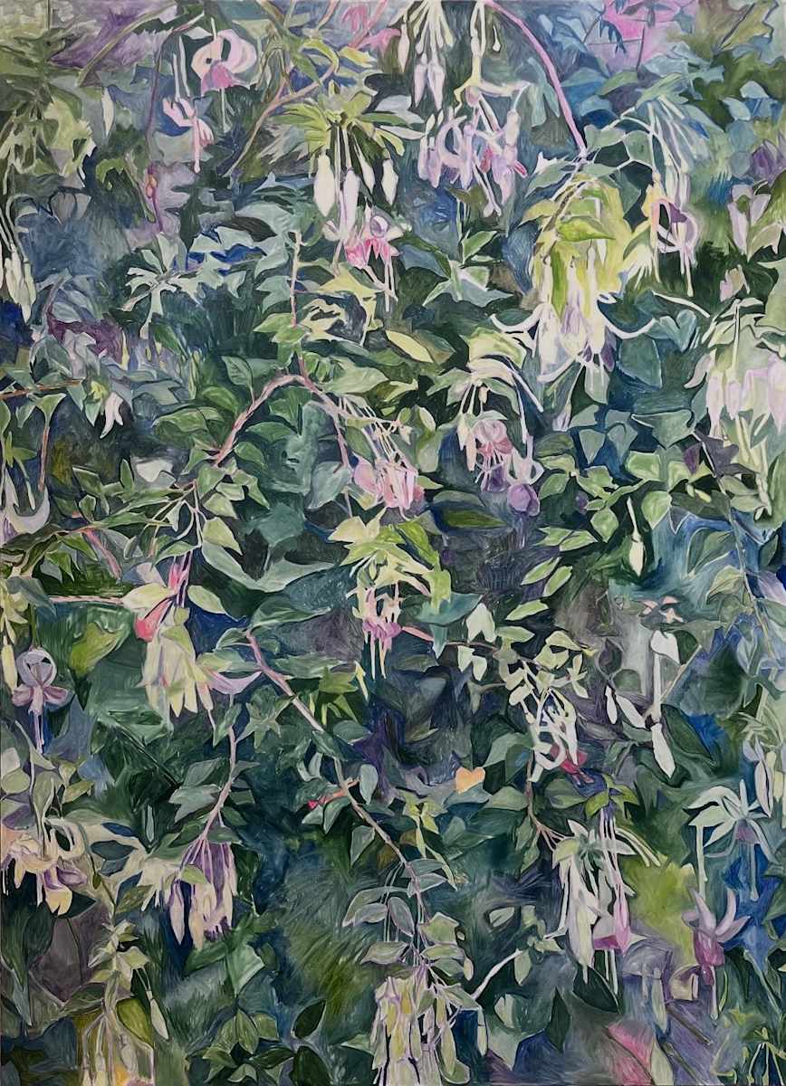Fuchsia Cluster II by Sarah Dee Barrett, Image 1.