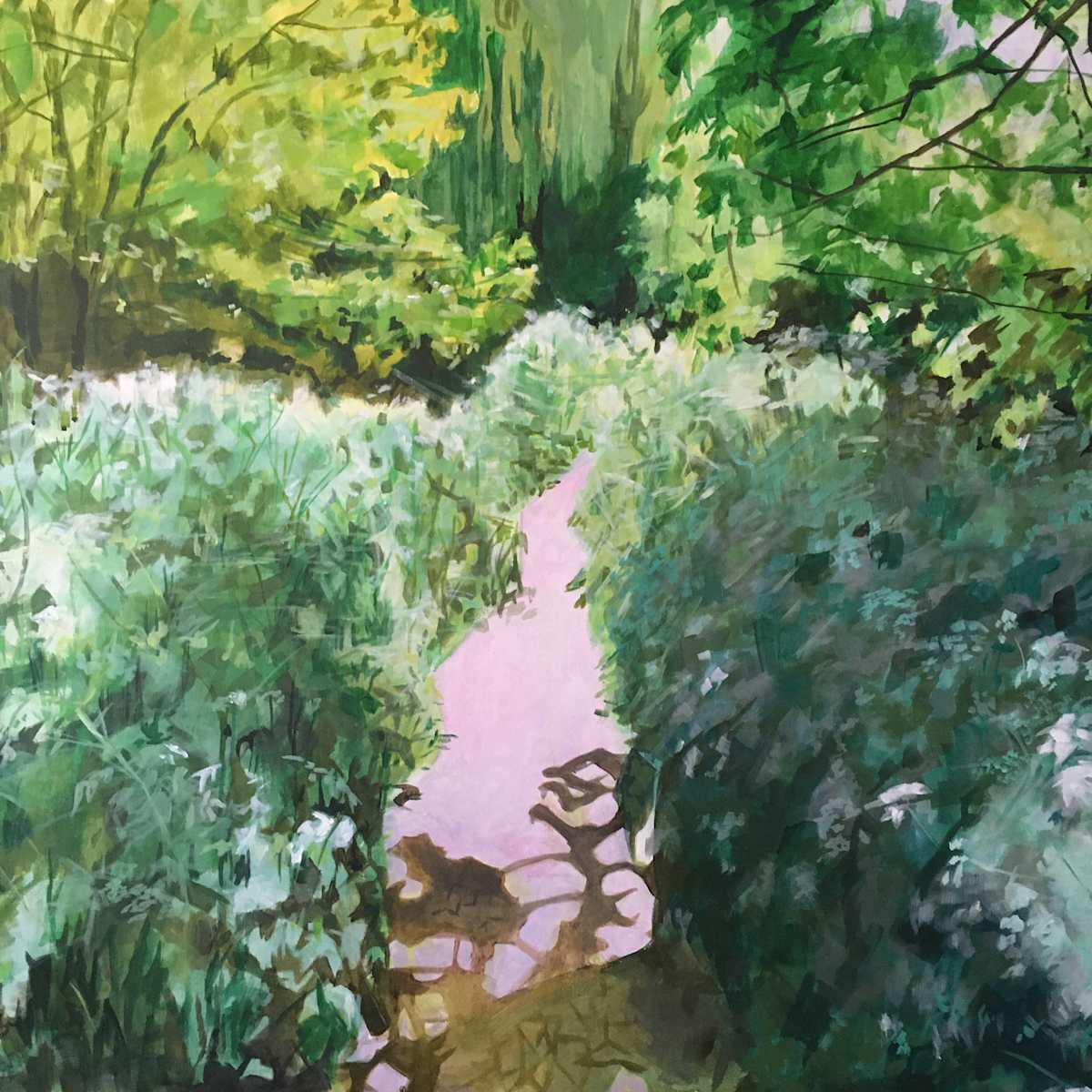 Hackney Marshes, April 2020 by Sarah Dee Barrett 