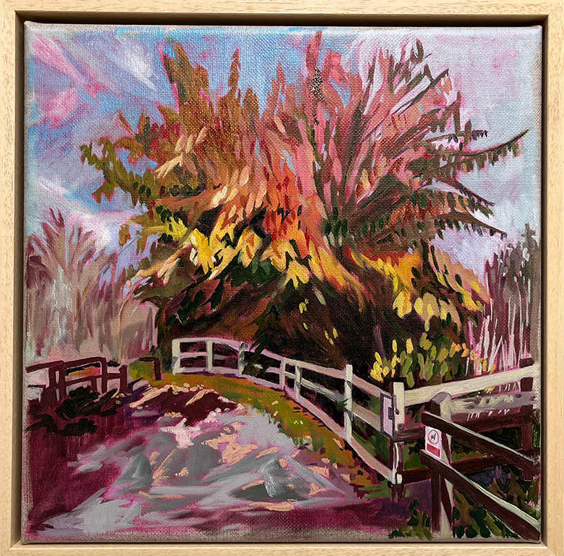 Coppermill Lane: Rainbow Canopy by Sarah Dee Barrett, Image 1.