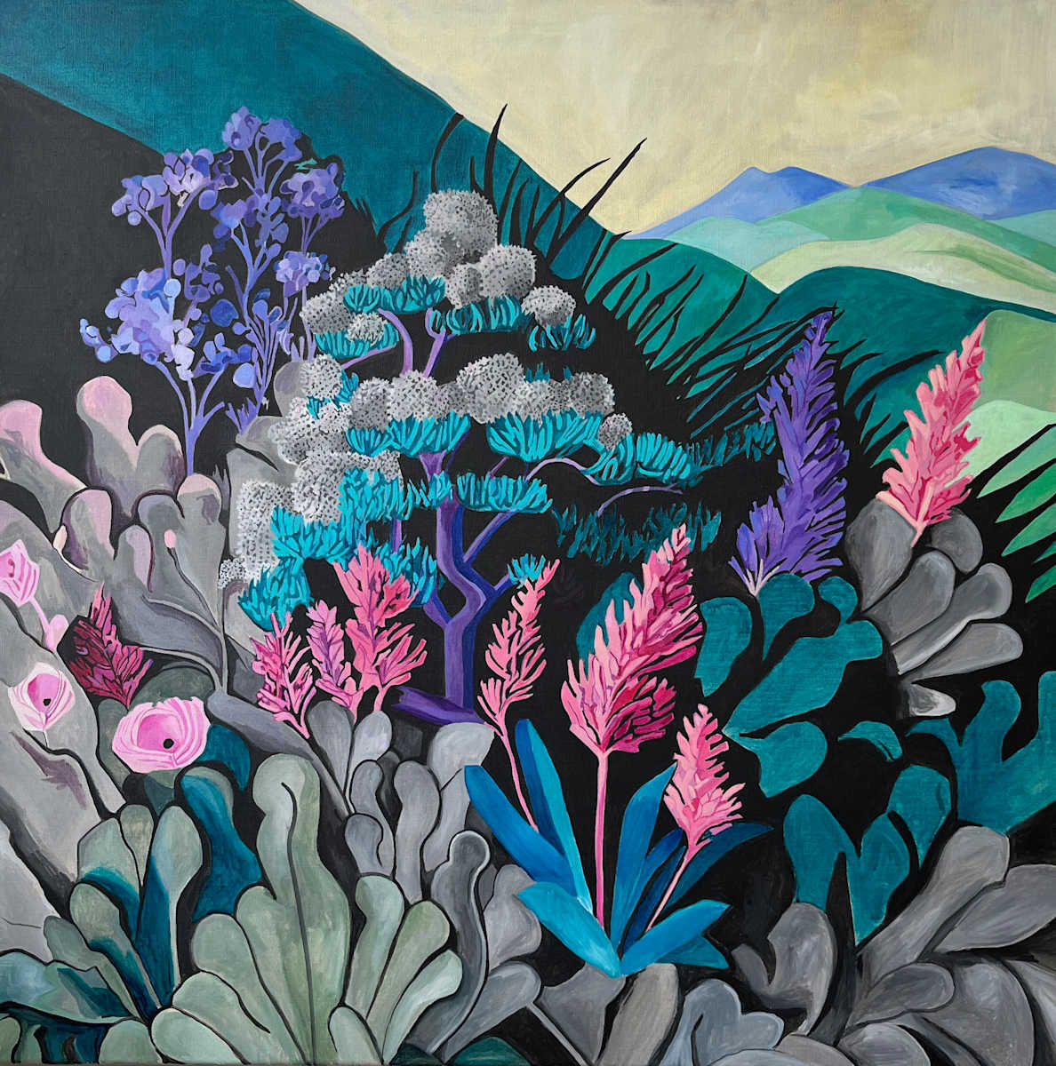 Psychedelic Landscapes: Mountains by Sarah Dee Barrett 