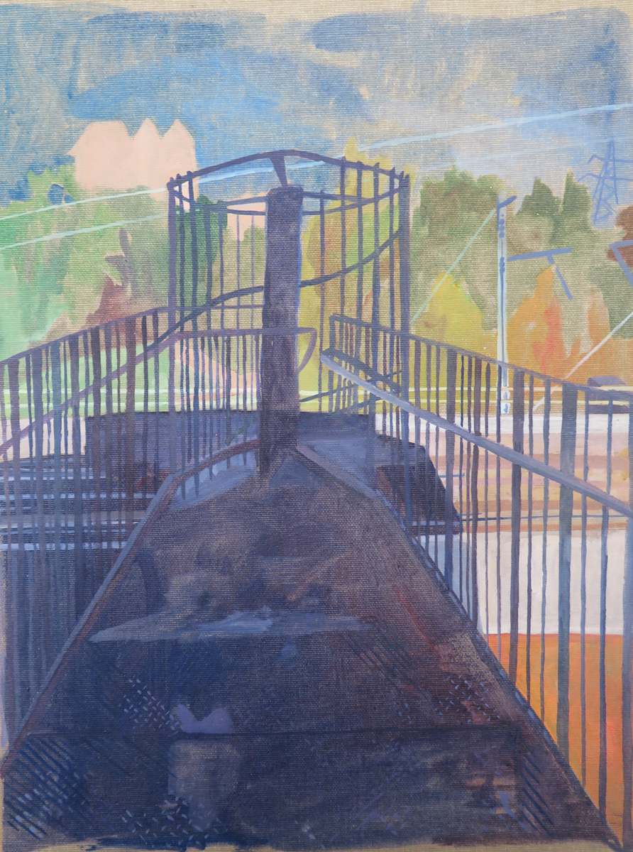 Metal Staircase by Sarah Dee Barrett 