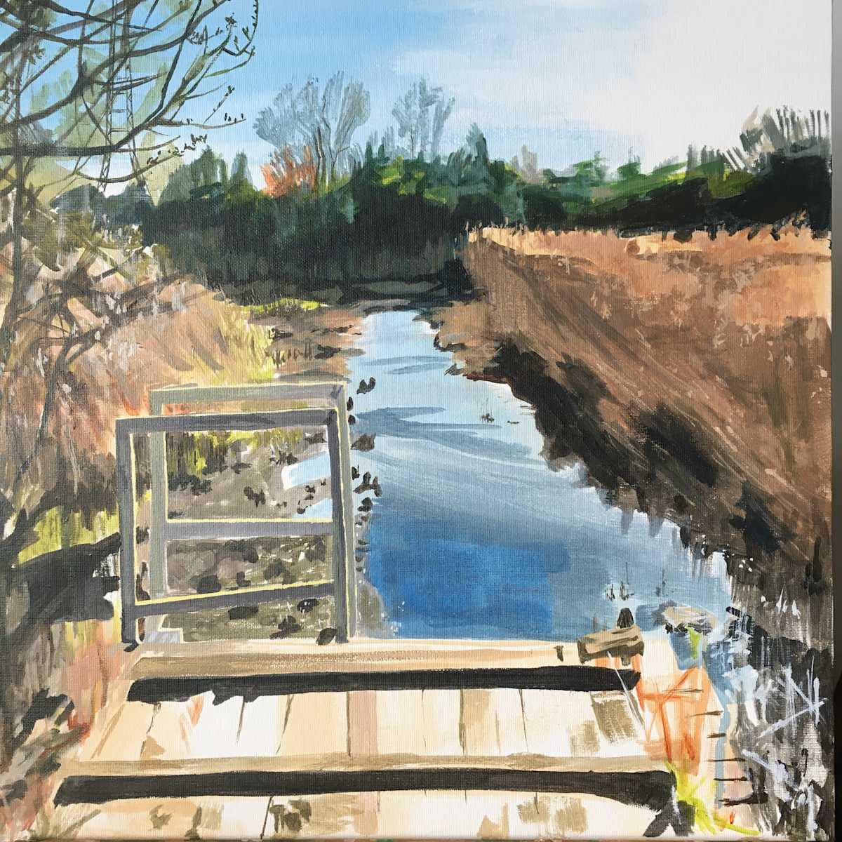 Middlesex Filter Beds (Small) by Sarah Dee Barrett, Image 1.