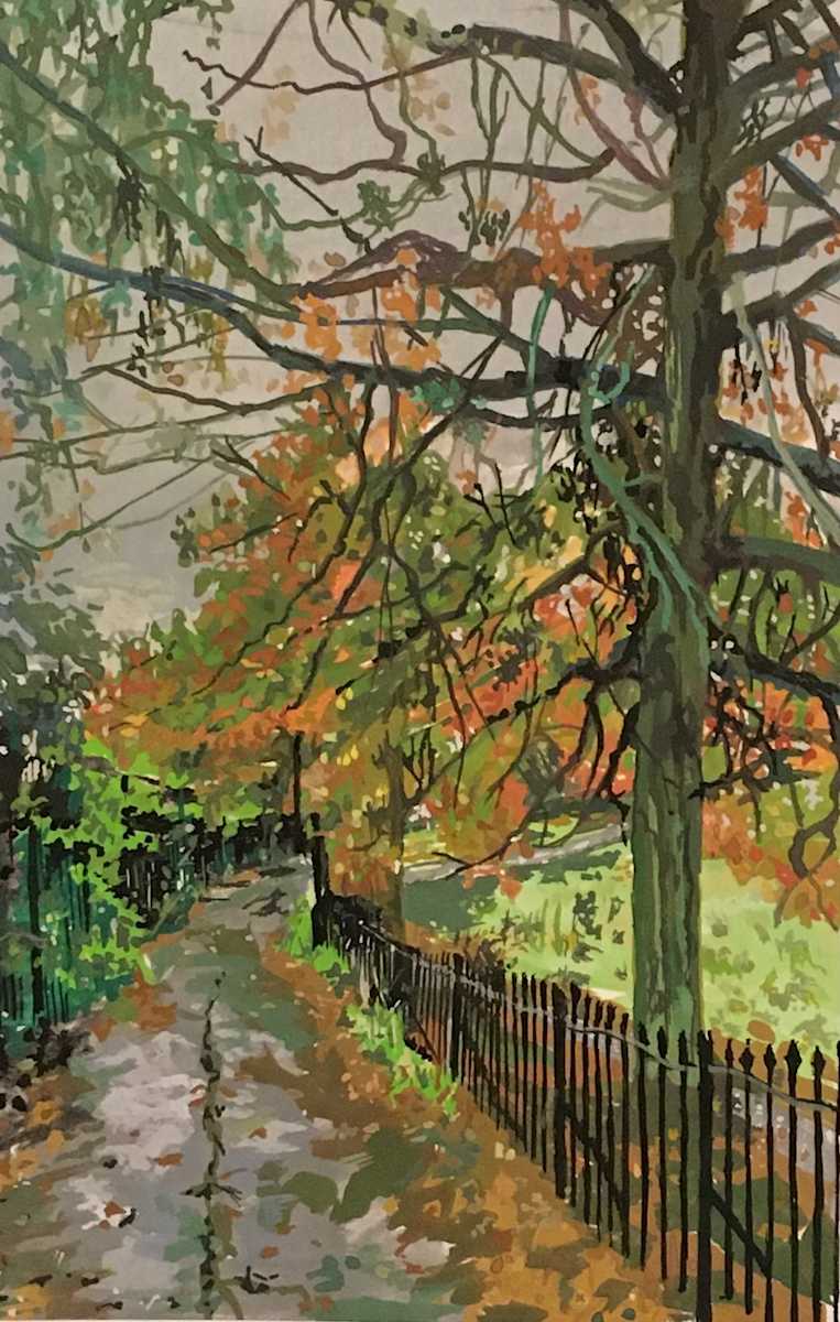 Springfield Park Path by Sarah Dee Barrett, Image 1.