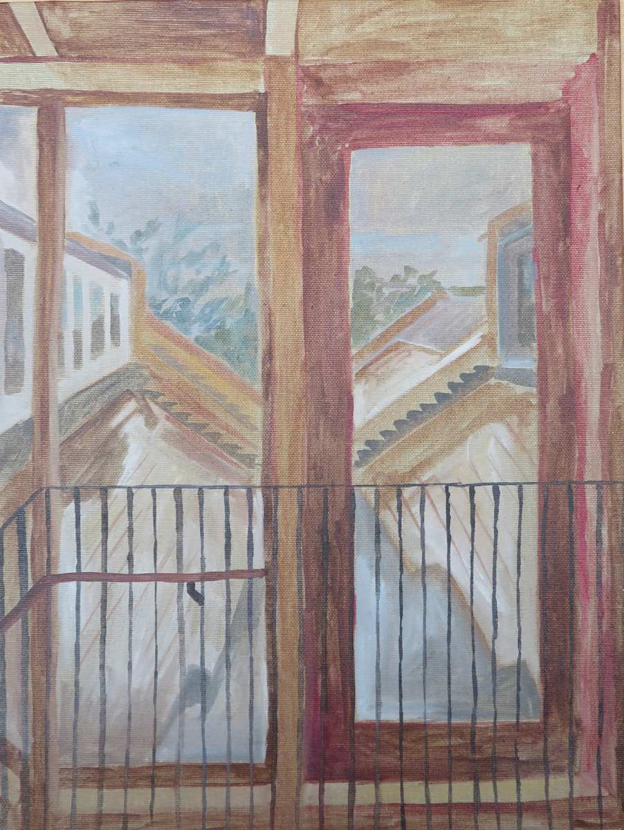 Wet Rooftops View by Sarah Dee Barrett, Image 1.