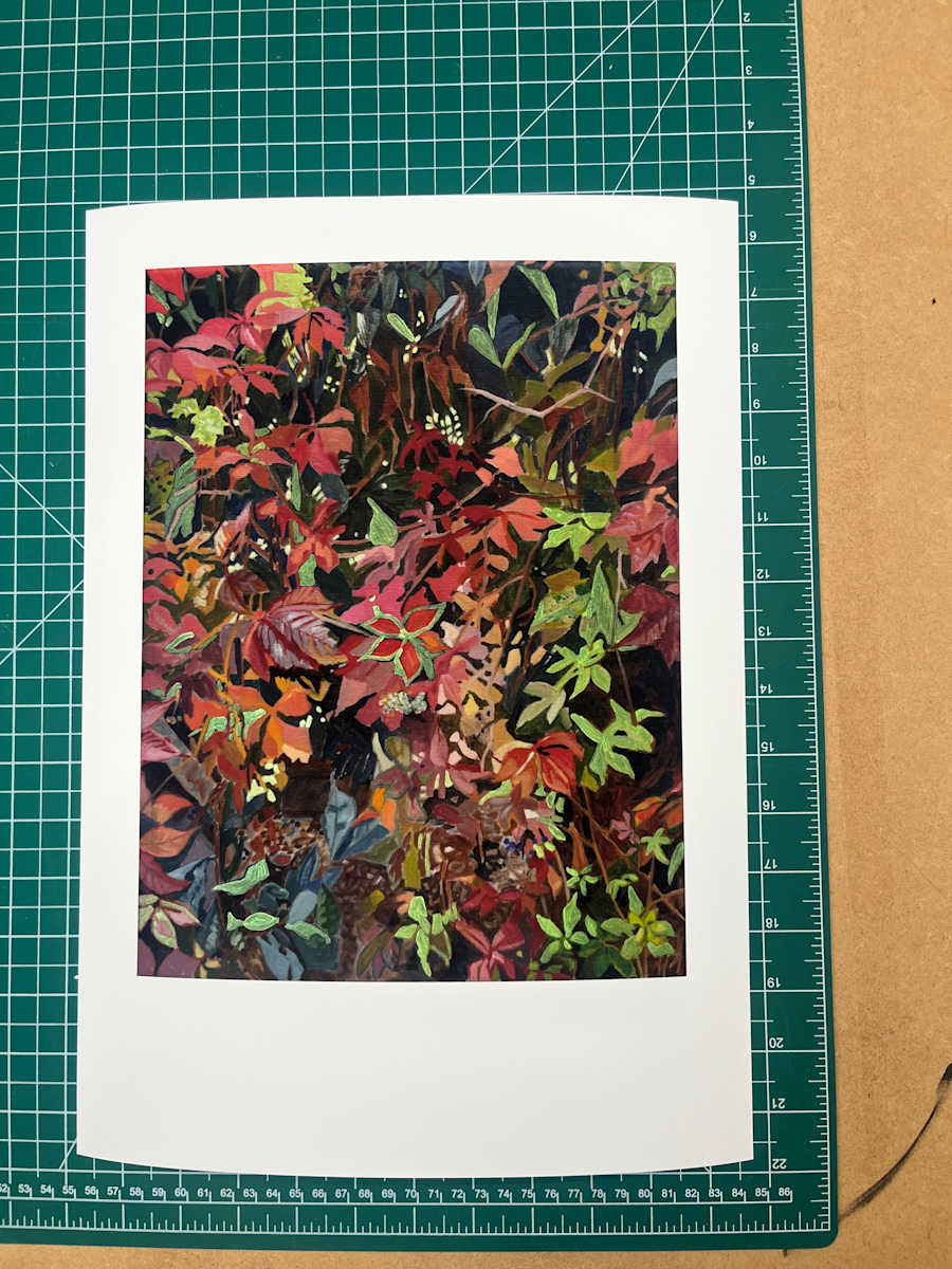 Rainbow Thicket (Iridescent Paint) 1/50 by Sarah Dee Barrett 