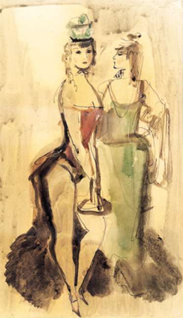 Amiche by Konstantin Ivanovich Rudakov 