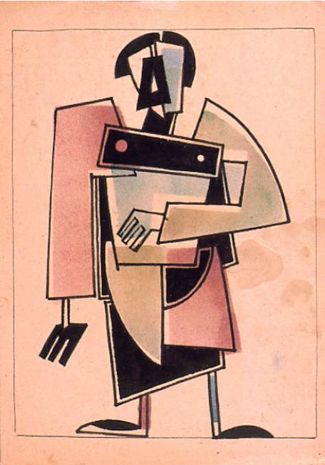 Figura in piedi by Vladimir Evgrafovich Tatlin 