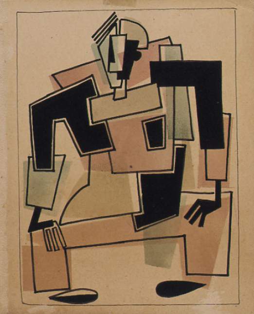Figura seduta by Vladimir Evgrafovich Tatlin 