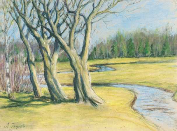 Giornata di primavera by Aleksandr Fiodorovich Gaush 
