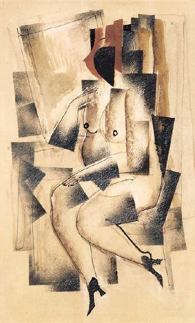Nudo allo specchio by Kazimir Severinovich Malevich 