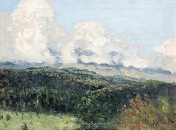 Nuvole sulle colline by Nikolaj Nikanorovich Dubovskoij 