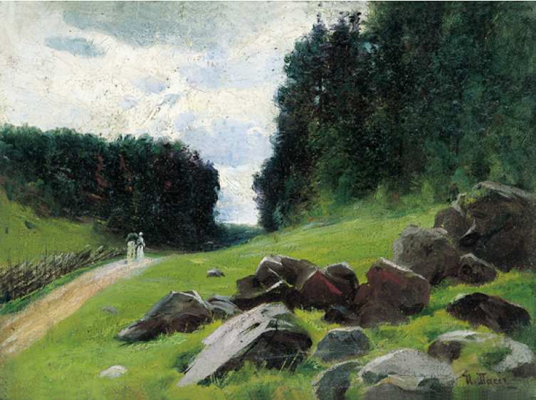 Passeggiata in collina by Israel Abramovich Pass 