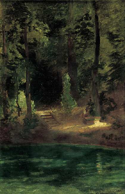 Presso la sponda by Ivan Ivanovich Shishkin 