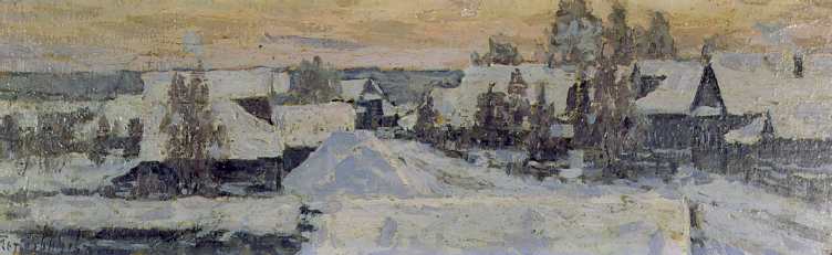 Sera d’inverno by Piotr Ivanovich Petrovicev 