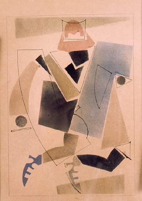Signora in cappotto by Vladimir Vasil’evic Lebedev 