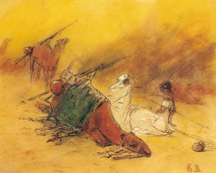 Soldati e cammelli a riposo by Vasilij Vasil’evich Vereshchagin 