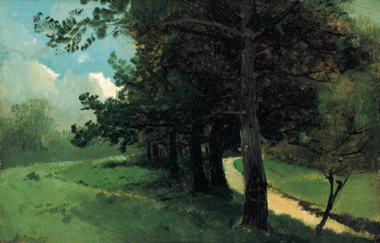 Strada di campagna by Arsenij Ivanovich Meshcherskij 