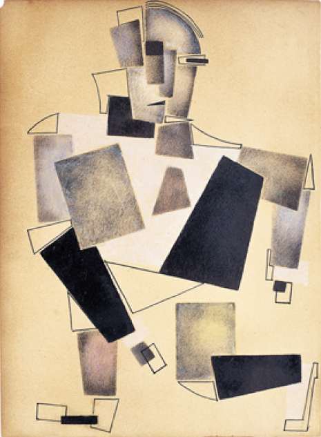 Uomo con cravatta by Kazimir Severinovich Malevich 