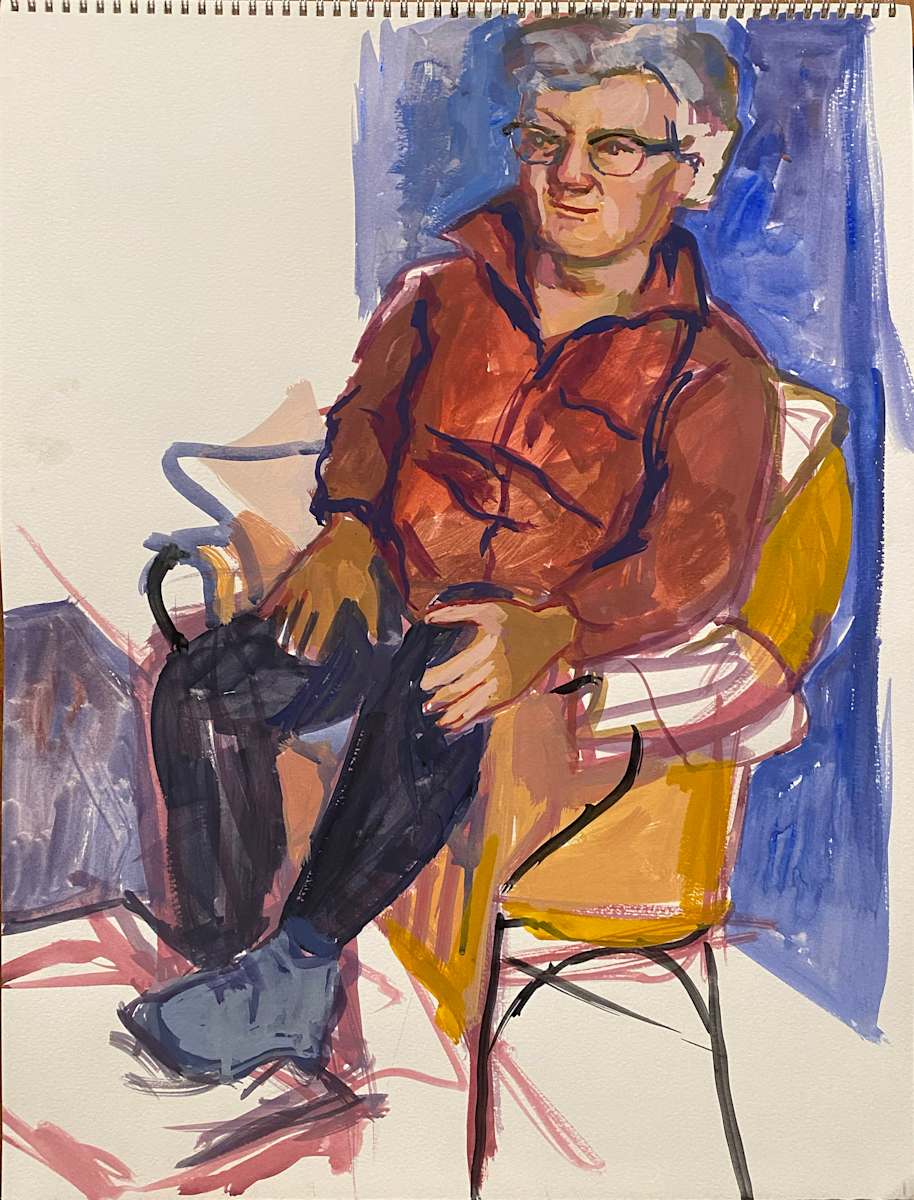 Ellen Neff, preliminary study by Elizabeth de Bethune, Image 1.