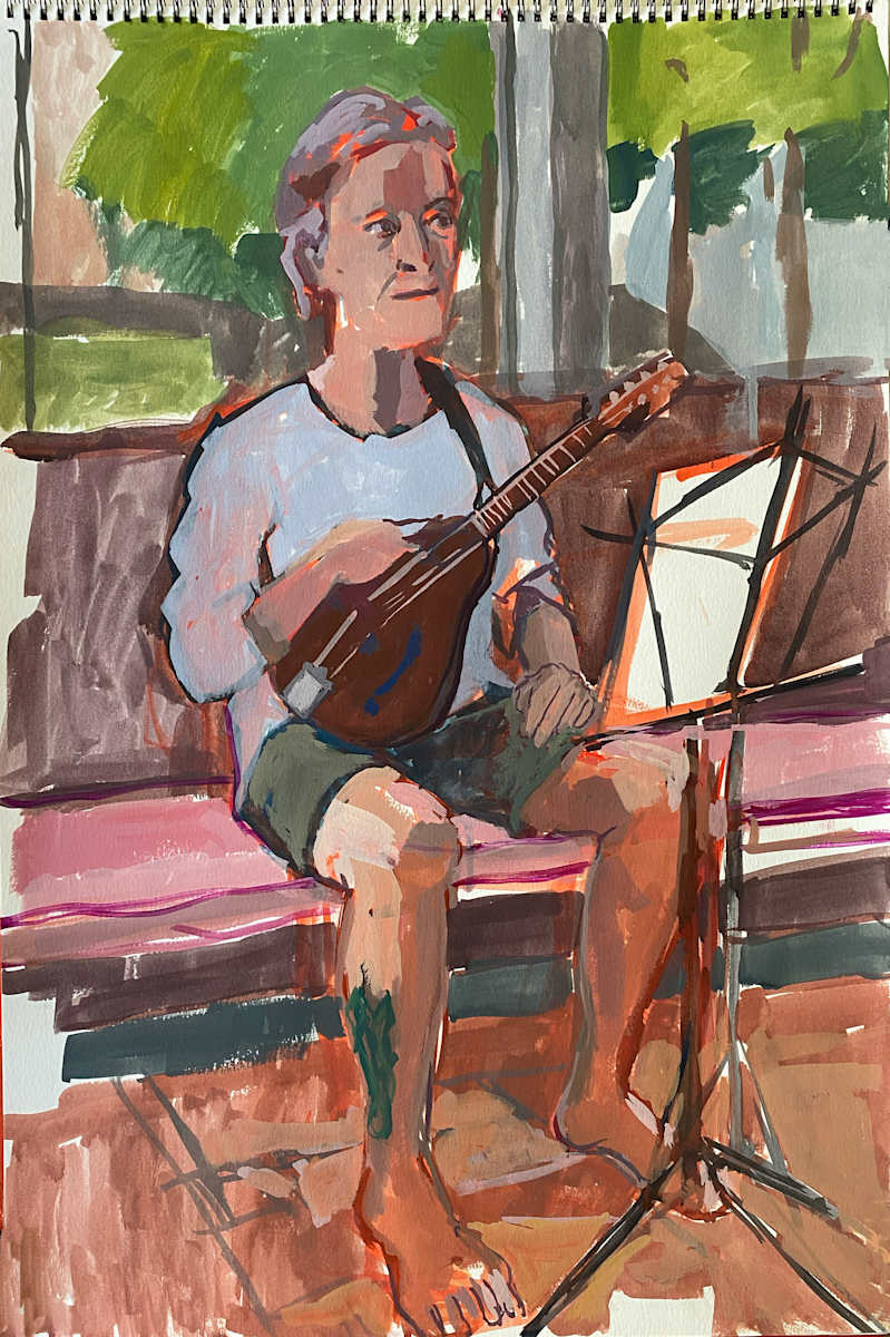 Mary Dorman, preliminary study by Elizabeth de Bethune, Image 1.