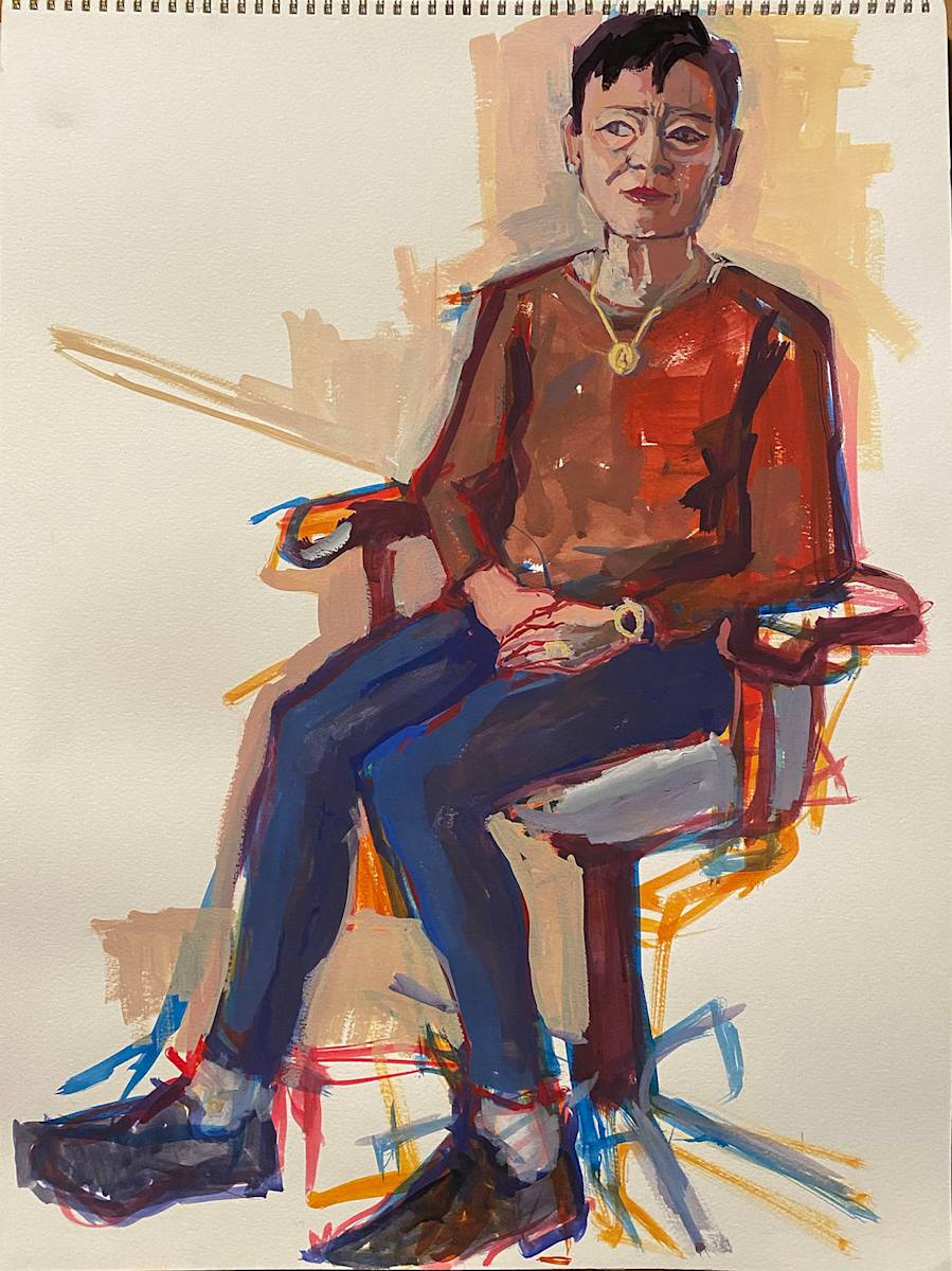 Takami Yao Preliminary Study by Elizabeth de Bethune  Image: Takami Yao Preliminary Study