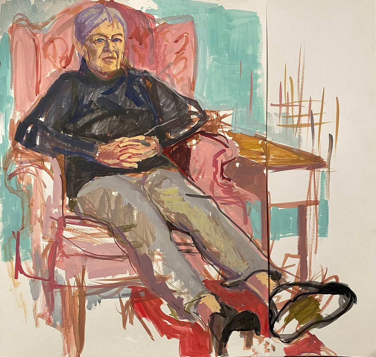 Judy Daniels Preliminary Study by Elizabeth de Bethune  Image: Judy Daniels Preliminary Study