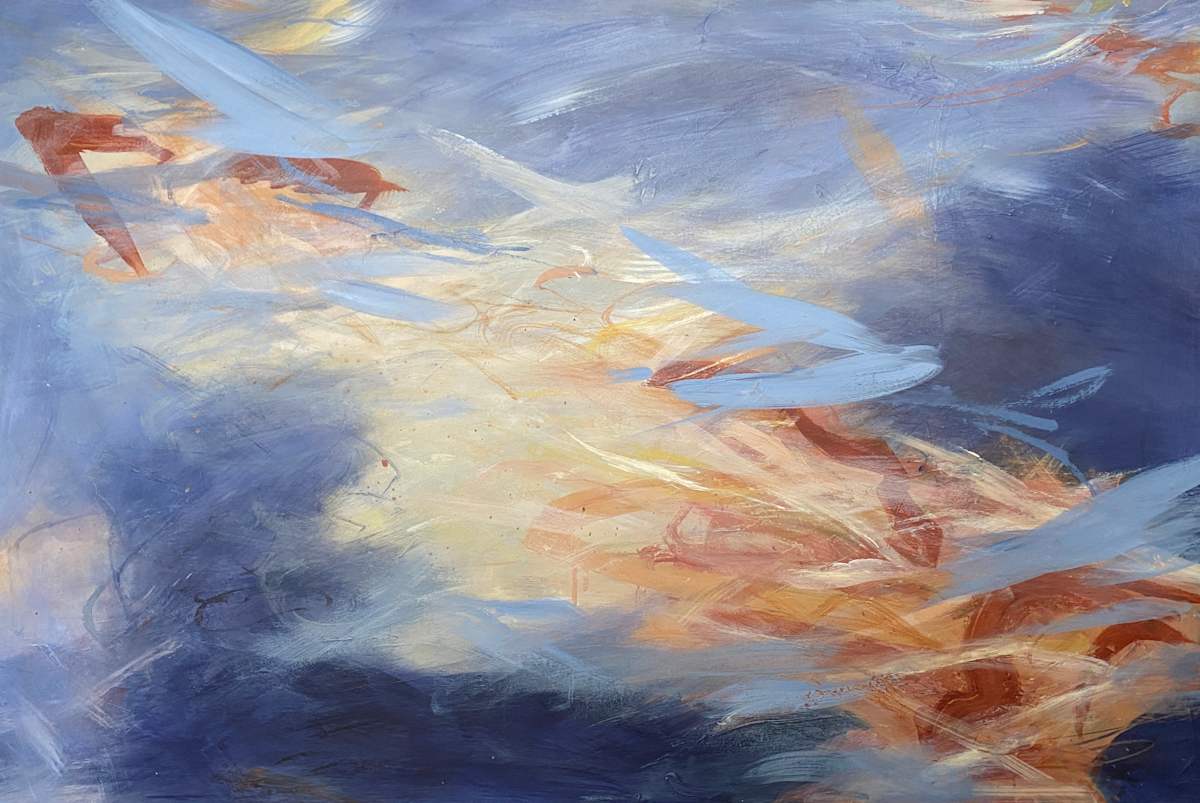 Into the blue, boldly by Alethea Eriksson 