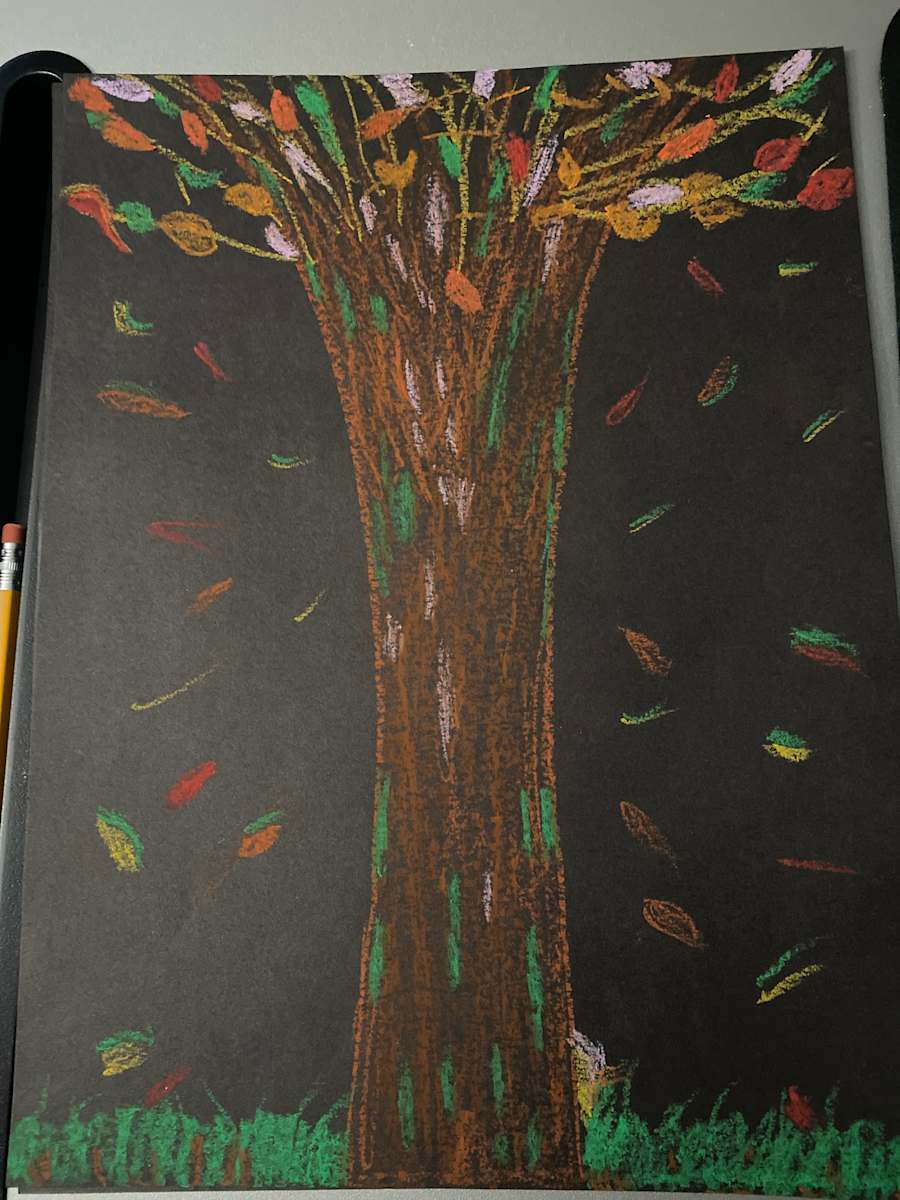 Falling Leaves by Hiliary A. Blalock 