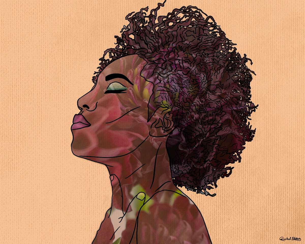 The Black Dahlia by Rachel Clites  Image: From a series exploring the soft side of female power. The grace found with in us all, the flower. of hope and joy we all carry