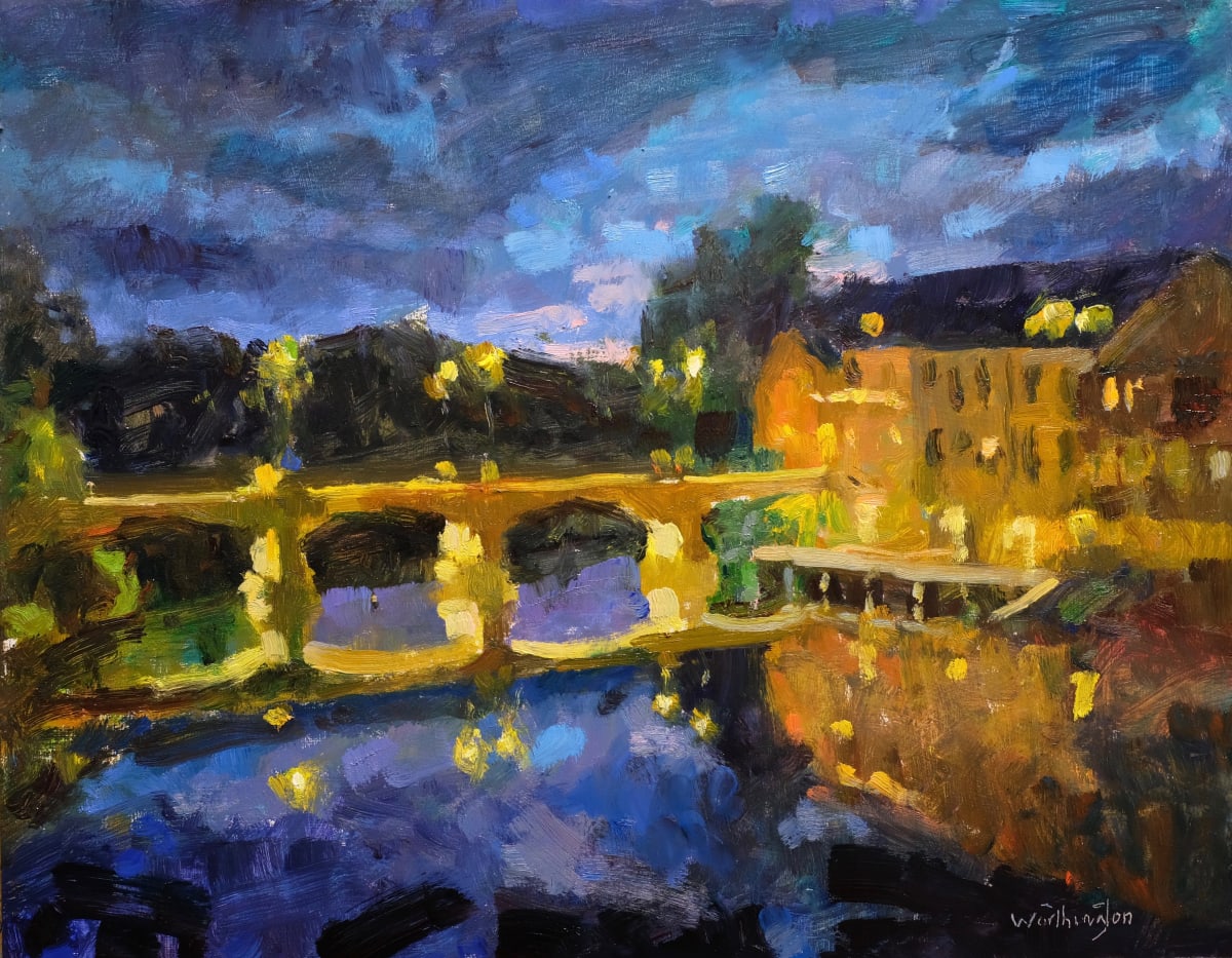 Walking Bridge at Night 