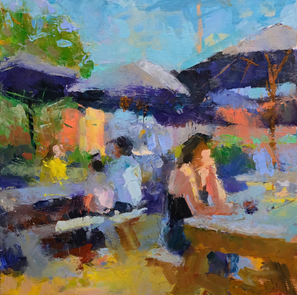 Uptown Patio by Rick Worthington 