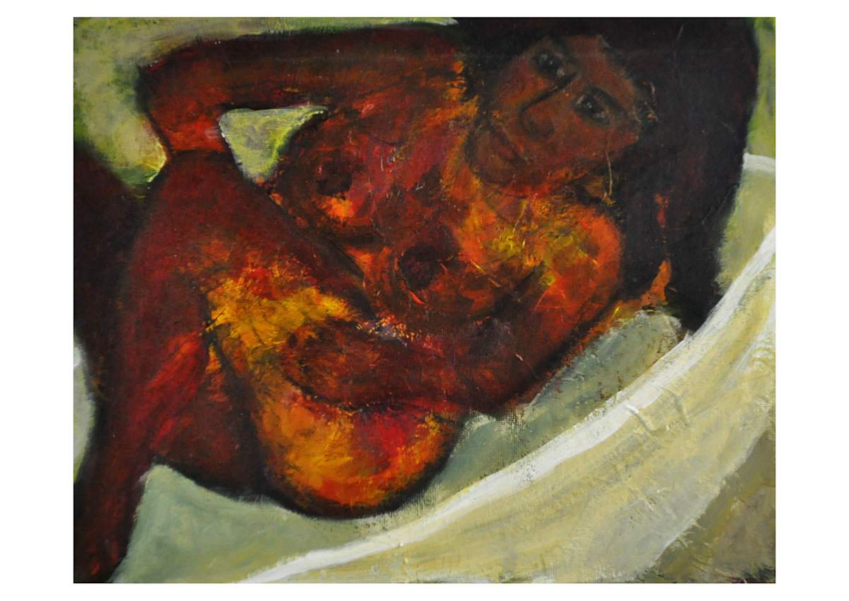 Tranquility by Eva Biro  Image: A tranquilidade de uma figura feminina a banhar se