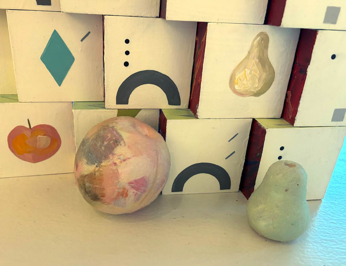 Spheres and Fruits by Juliet Fiss  Image: Installation