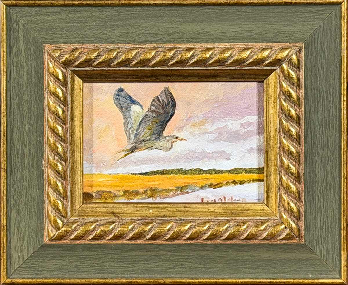 Heron's Passage by Barry Olofsson, Image 1.