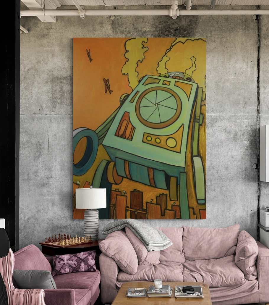 Retro Runaway Robot by Tony Hyden, Image 3.