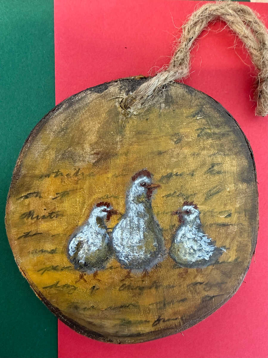 Day Three Hens by Erica Kyle Creations  Image: Side 1