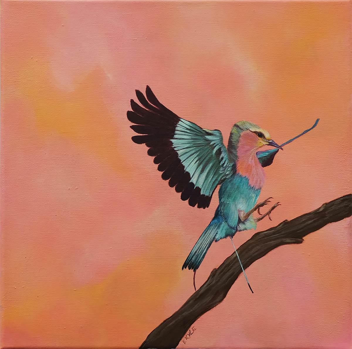 Arrival by Erica Kyle Creations  Image: Arrival is a portrayal of setting ambitious goals, and finding the determination to overcome obstacles to achieve your aspirations. Arriving with hard-earned confidence to become a new, empowered version of yourself, and driving you to greater heights.