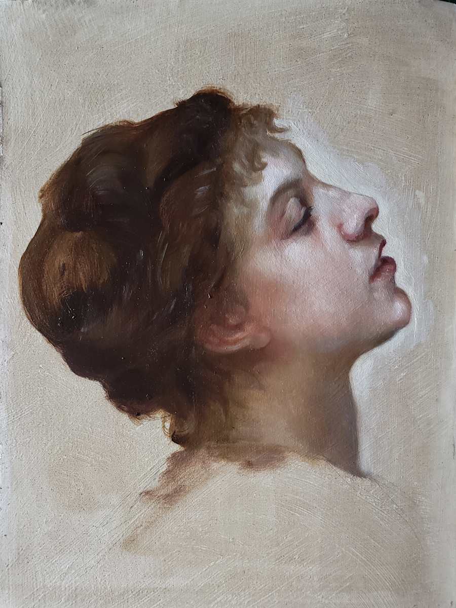 Bouguereau Mastercopy 4 by Michelle Dahl, Image 12.