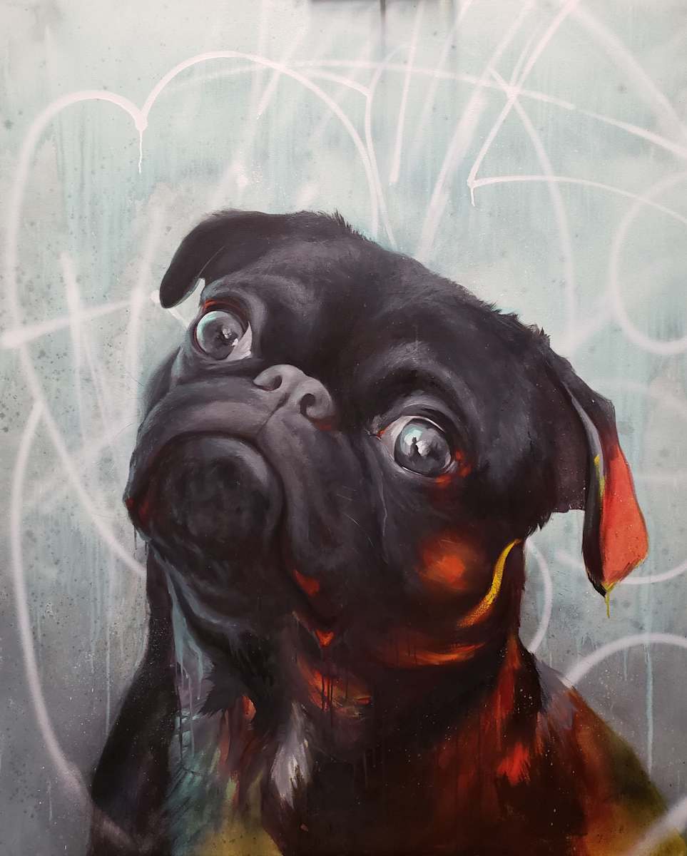 Pug Life by Michelle Dahl 