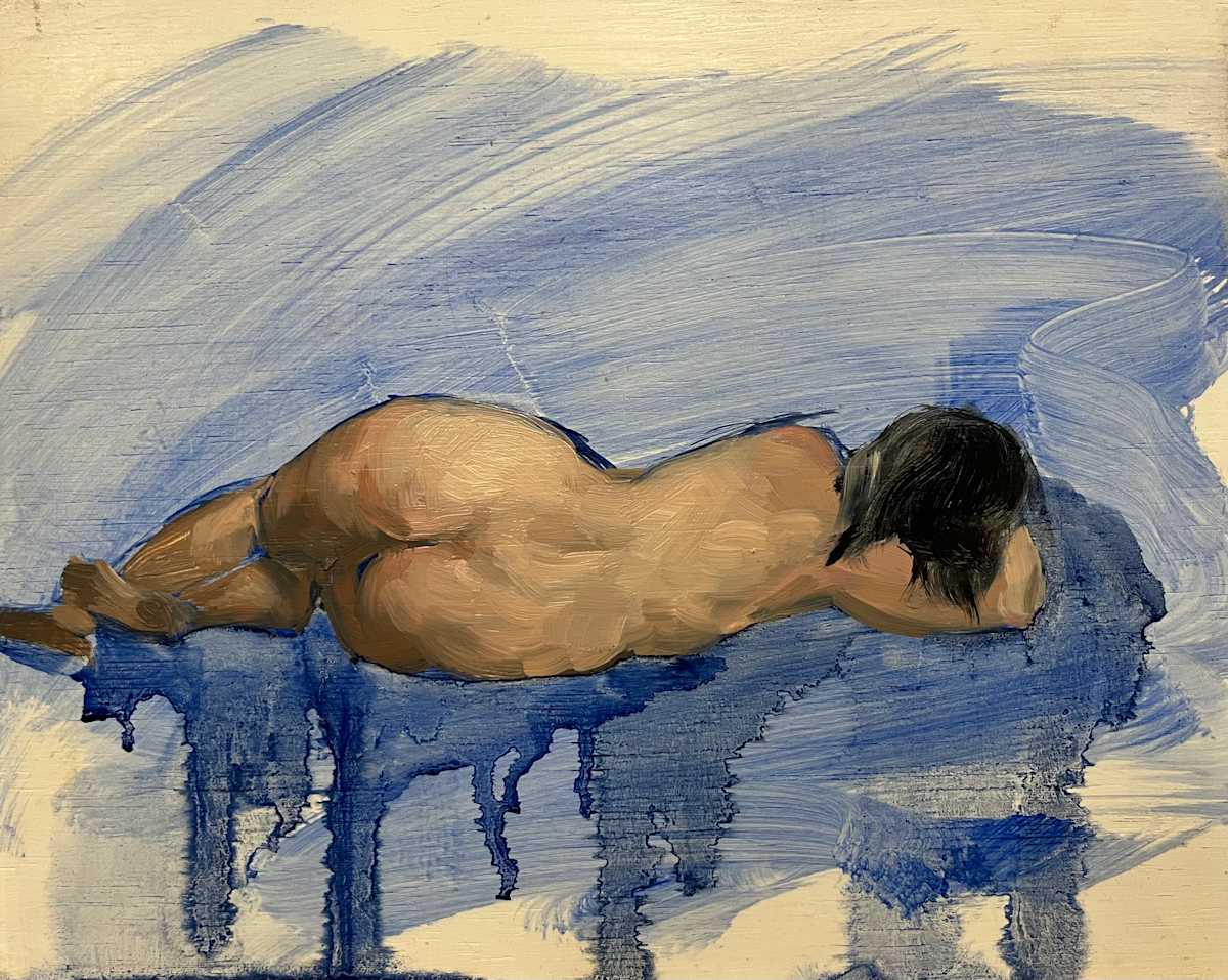 Repose in Blue by Michelle Dahl 