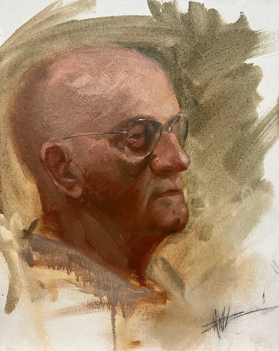 Live Painting III by Michelle Dahl 