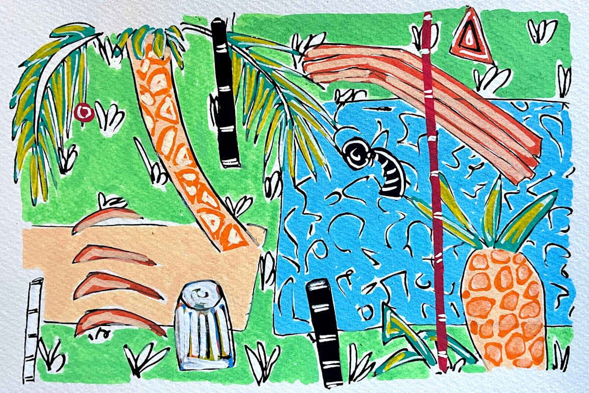 Pool breeze study by Alec Cumming, Image 1.
