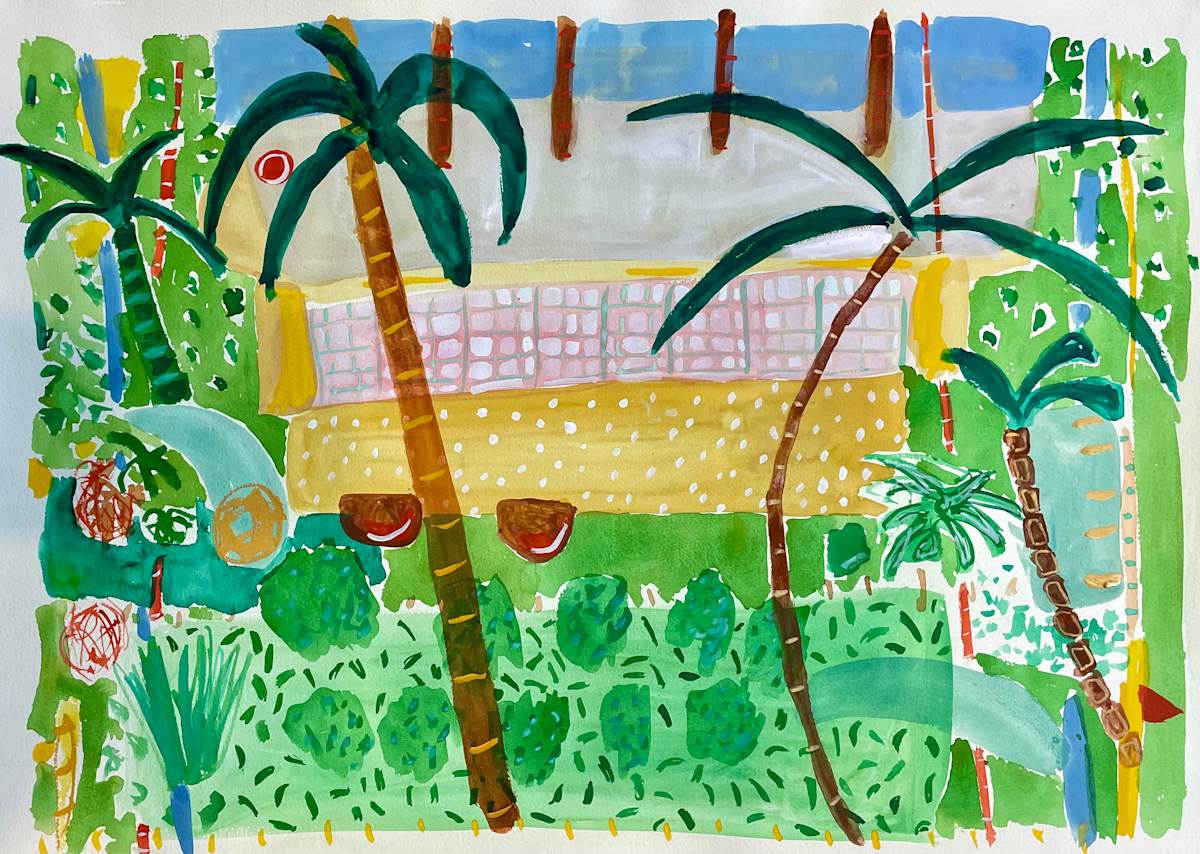 Through the palms by Alec Cumming, Image 1.