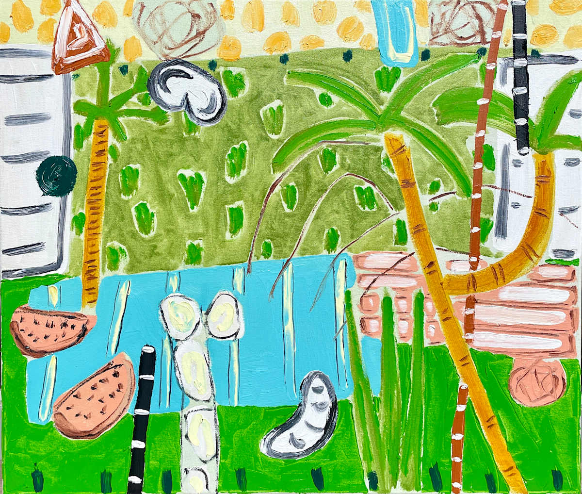 Summer pool dive by Alec Cumming, Image 1.