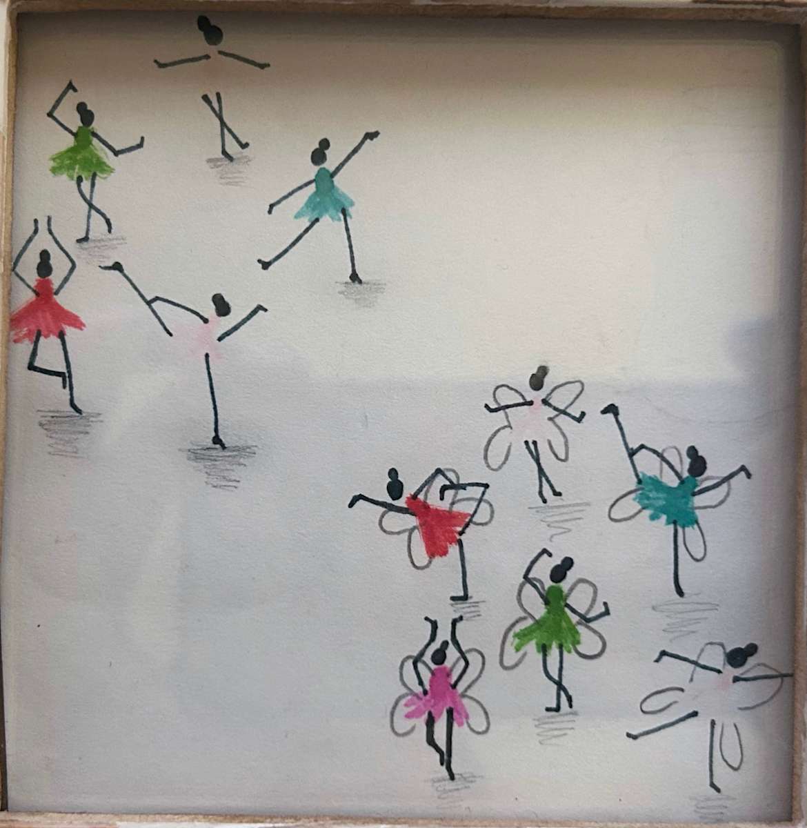 Ballerinas in Motion by Madison Green  Image: Playful figures in motion, exploring how simplicity can still express grace.