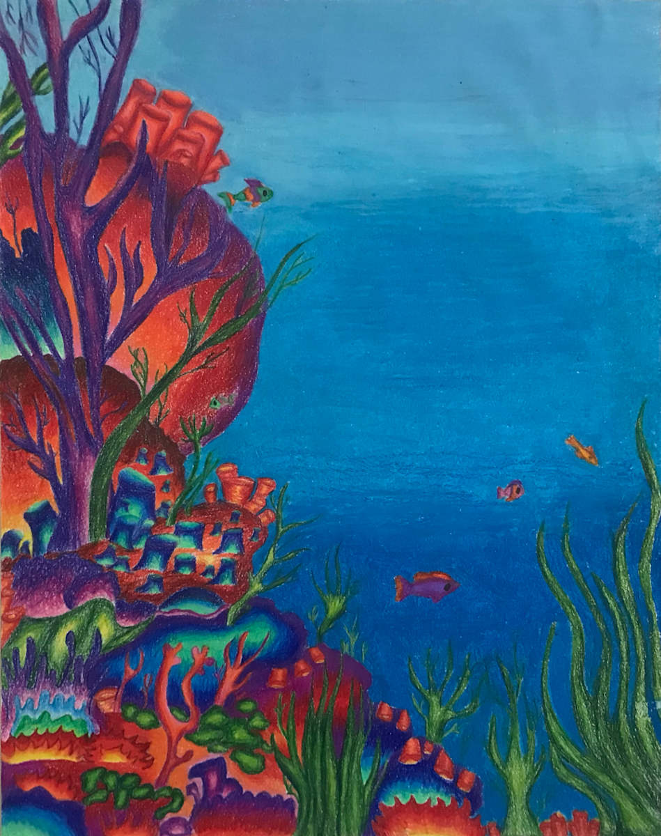 Sea of Color by Madison Green  Image: Where color becomes a current, and imagination drifts between worlds.