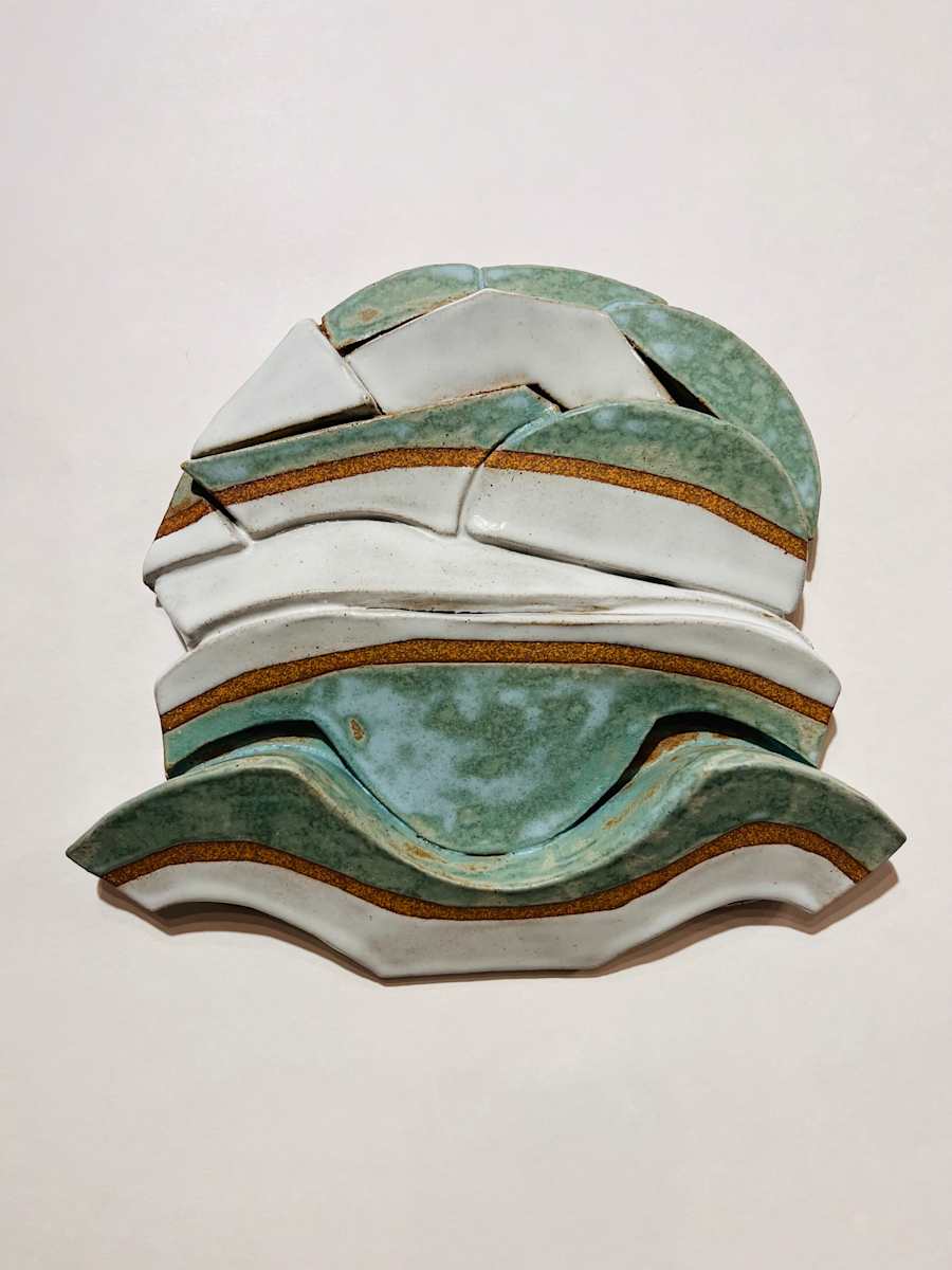 Sky and Sea by Kate Lawless  Image: Ceramic wall piece