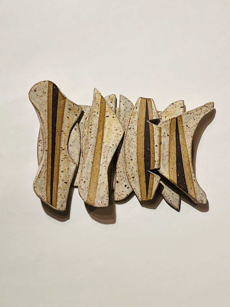 Speckled Waves by Kate Lawless  Image: Ceramic wall piece