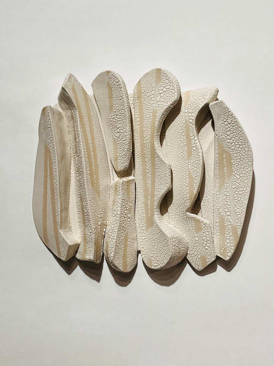 Visiting Old Friends by Kate Lawless  Image: Ceramic wall piece